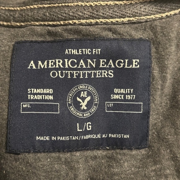 Men’s American Eagle 1/4 Zip Heavy Pullover Sweatshirt. - Picture 4 of 6